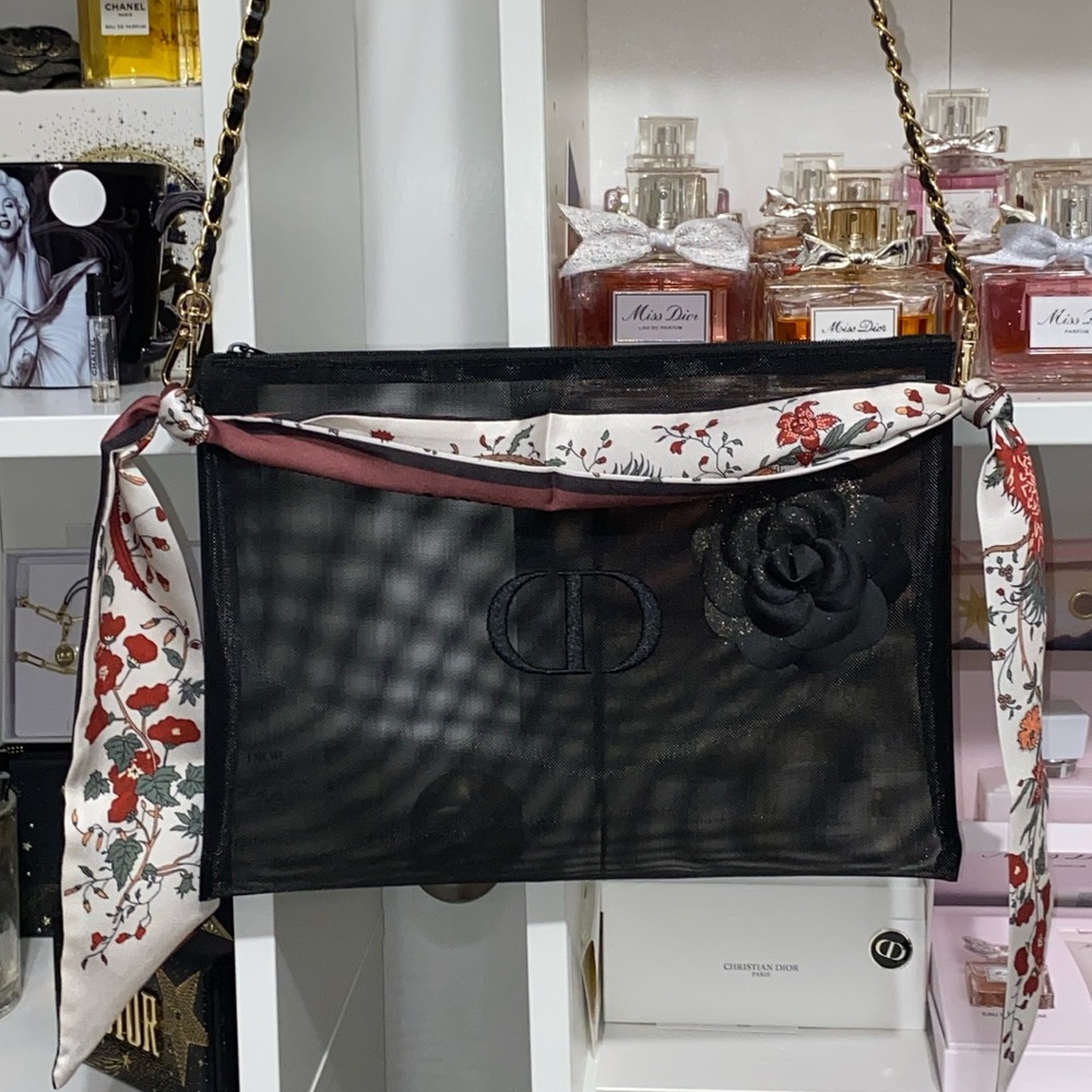 Dior Black Mesh Bag